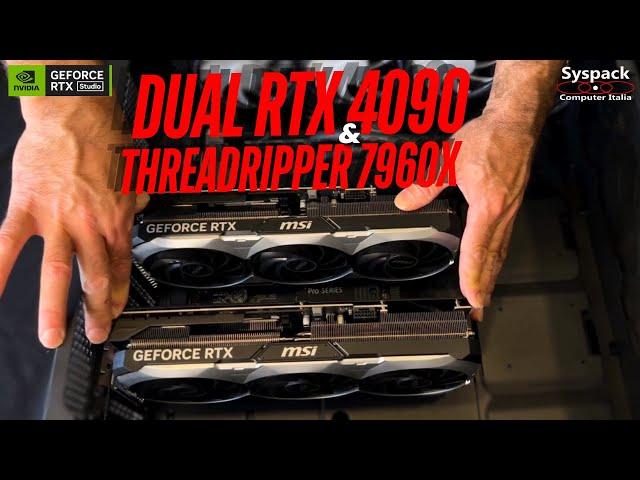 Dual Nvidia RTX 4090 | Threadripper 7960X | Workstation Build & Benchmark