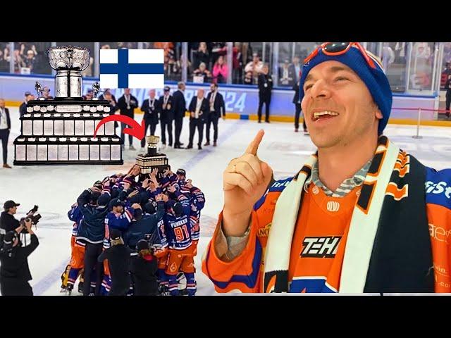 Finnish Stanley Cup Finals IMPRESS Canadian NHL FAN (Tappara vs Pelicans game 5)