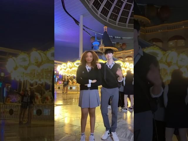Matching Uniforms #korea #lotteworld #shorts