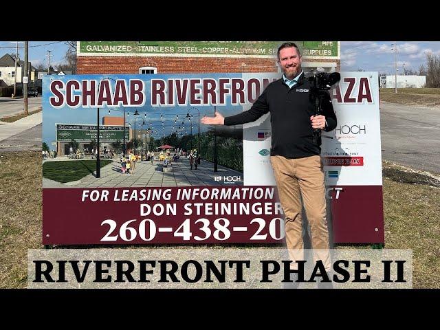 Riverfront Phase 2 update in downtown Fort Wayne!