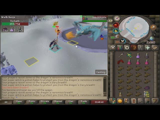 Tumeken's Shadow Vorkath (Example kill)(OSRS)