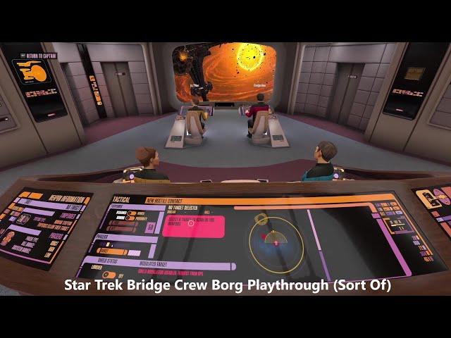 NEW GAME Star Trek Bridge Crew | Borg Encounter | Preview | With Commentary |