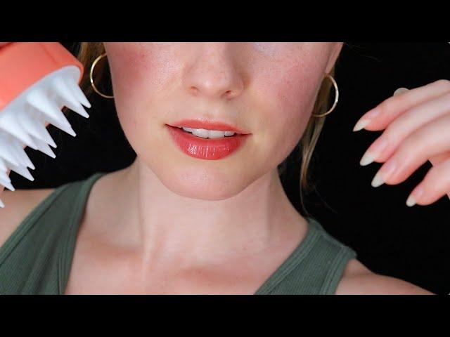 ASMR Scalp Massage of Your Dreams ️ Shampoo, Hair Brushing, Scalp Check (realistic layered sounds)