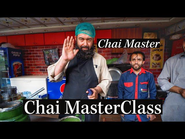 Pakistani CHAIWALA Teaches Me How to Make CHAI | MasterClass