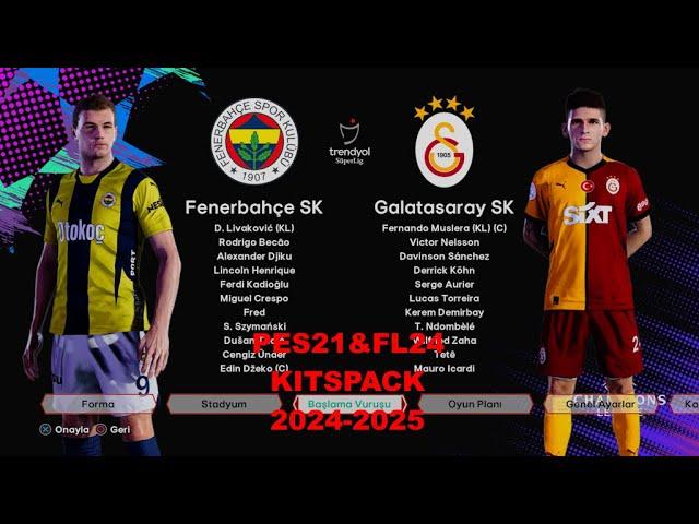 PES 21&FOOTBALL LIFE 24-KITSPACK 2024-2025[FORMA YAMASI]