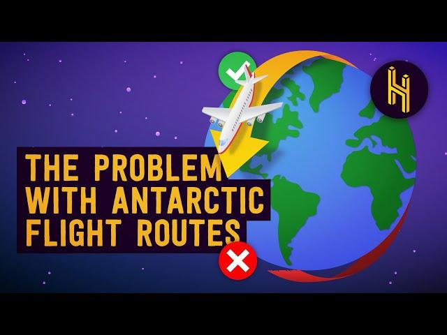 Why Planes Fly Over The North Pole But Not The South Pole