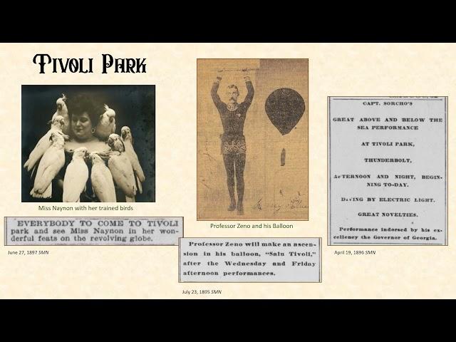 Savannah Spectacles:  Circus History Act III - Entertainment Beyond the Big Top