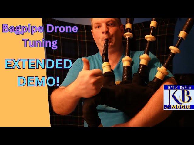 Bagpipe Lesson - Tuning Drones (EXTENDED DEMO!)