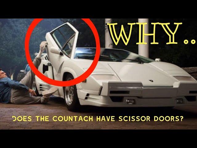 Why Does The Lamborghini Countach Have Scissor Doors