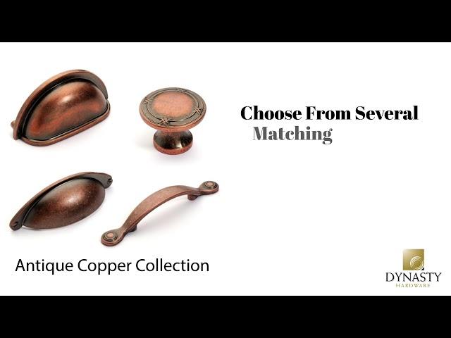 Dynasty Hardware K-3118-AC Antique Copper Cabinet Knobs