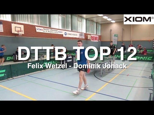 DTTB TOP 12 2019 | männliche Jugend | Jonack - Wetzel | Highlights