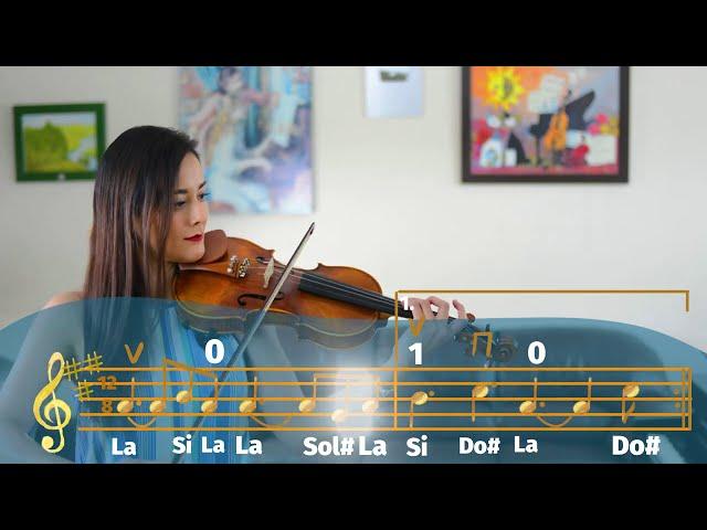 Quiero Cantar Una Linda Canción En Violín  Hermosa Canción Cristiana Versión Con Partitura 