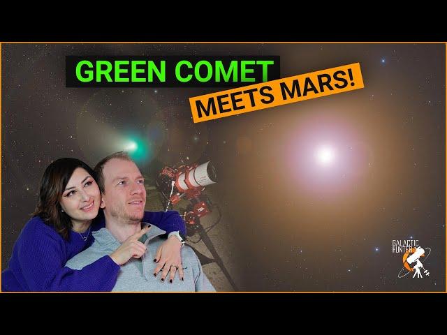 We captured the Green Comet and Mars... Twice!