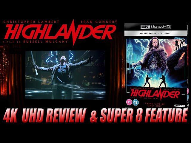 HIGHLANDER 4K UHD REVIEW including HIGHLANDER SUPER 8 FEATURE & other collectibles