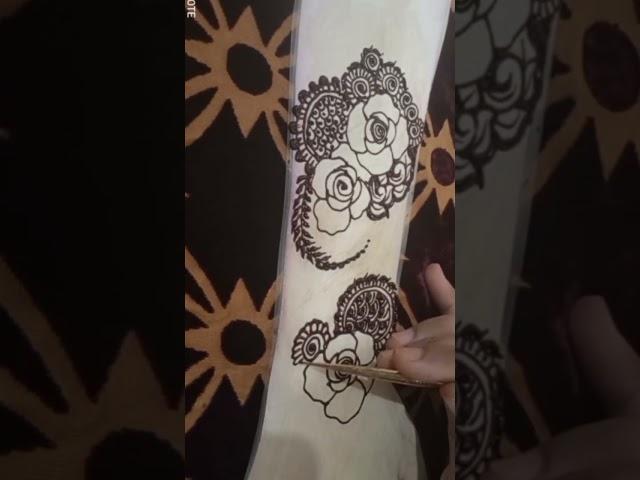 mehndi design by mystic henna studio. watch full video in my YouTube channel#shorts