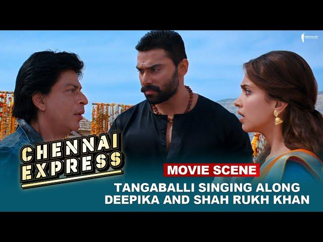 Tangaballi Singing Along Deepika And Shah Rukh Khan  | Movie Scene | Chennai Express