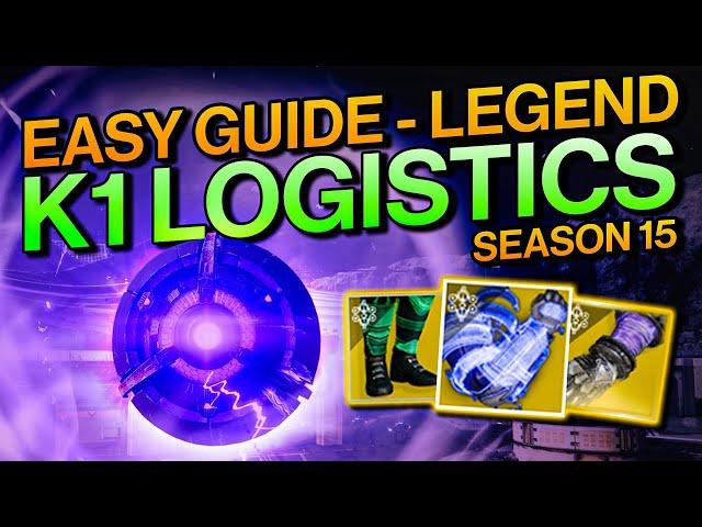 Destiny 2: Platinum K1 LOGISTICS Legend Lost Sector Guide - Simple & Easy - Season of the Lost