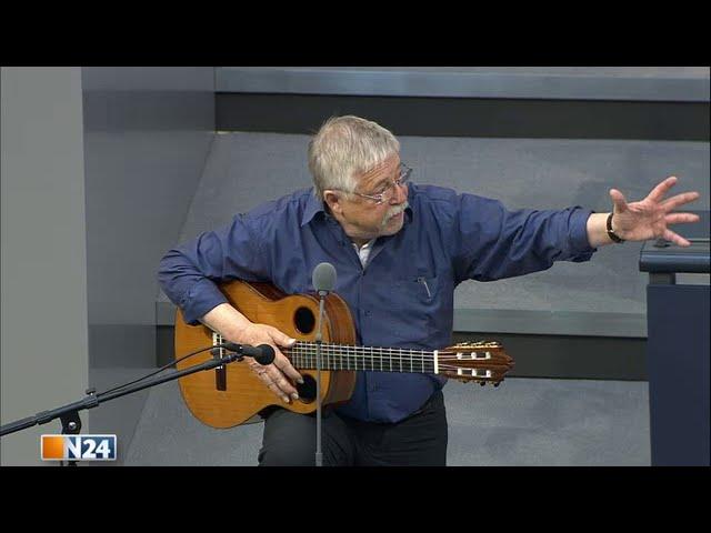 Wolf Biermanns Skandal-Auftritt im Bundestag (25 Jahre Mauerfall)