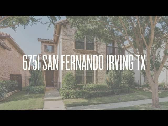 6751 San Fernando Irving Texas  2850SQ FT 3BR / 3BTH Chris Jackson 214-325-6010