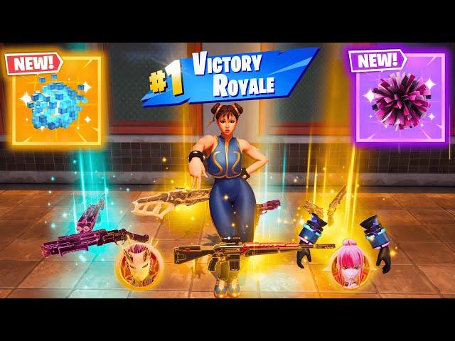CHUN-LI ALL EXOTIC AND MYTHIC GUNS IN FORTNITE (NEW! Chapter 6 Season 3)