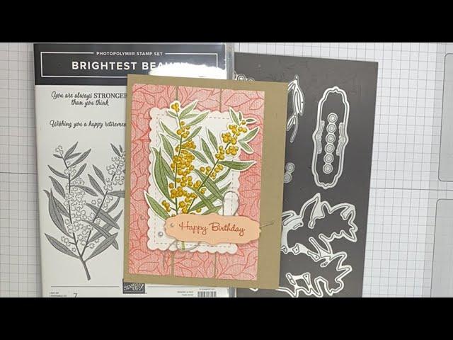Stampin’ Up! Brightest Beauty Birthday Card Tutorial