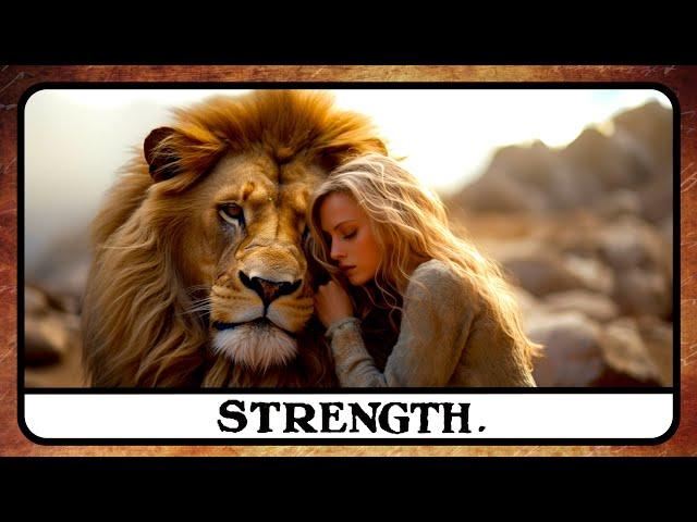 STRENGTH Tarot Card Explained  Meaning, Secrets, History, Reversed, Reading 