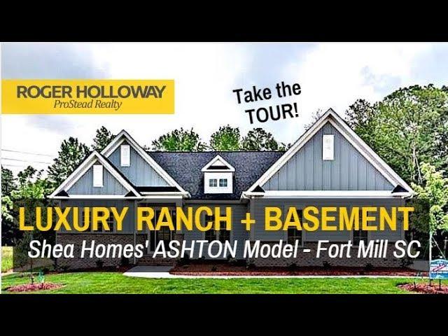 Fort Mill SC Ranch Homes for Sale with Basement in Massey