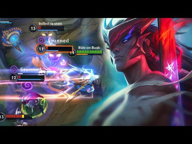 Wild Rift Yone Mid Lane Gameplay in Season 15 (Build & Runes)