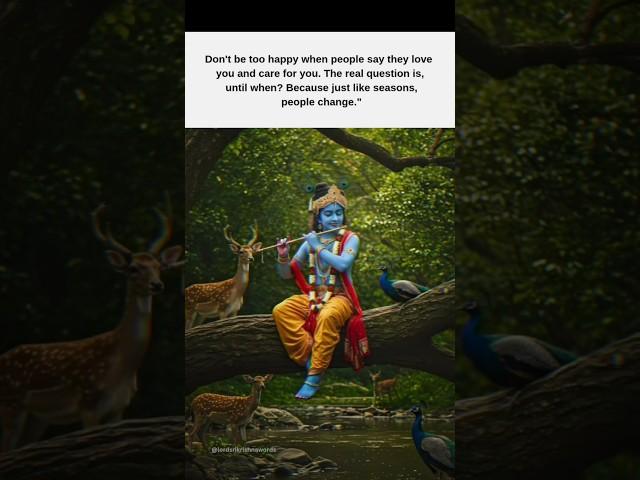 “May Lord Krishna bless you with peace, love, and eternal wisdom.”️#krishna #shorts #motivation