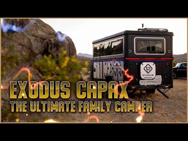 Exodus Capax: High-End Camper Trailer for Outdoor Enthusiasts