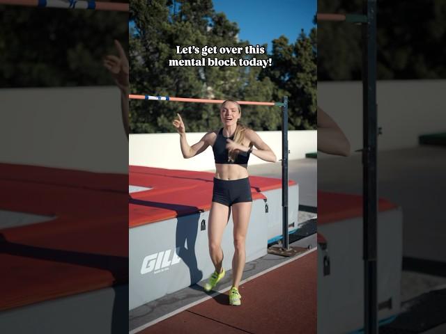 Overcoming high jump mental block! #trackandfield