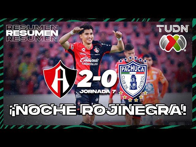 Resumen y goles | Atlas 2-0 Pachuca | Liga Mx -AP2024 - J7 | TUDN