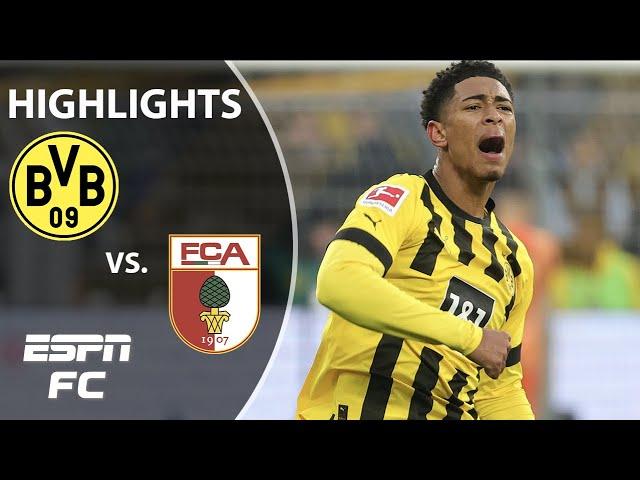  SCINTILLATING GAME!  Borussia Dortmund vs. Augsburg | Bundesliga Highlights | ESPN FC