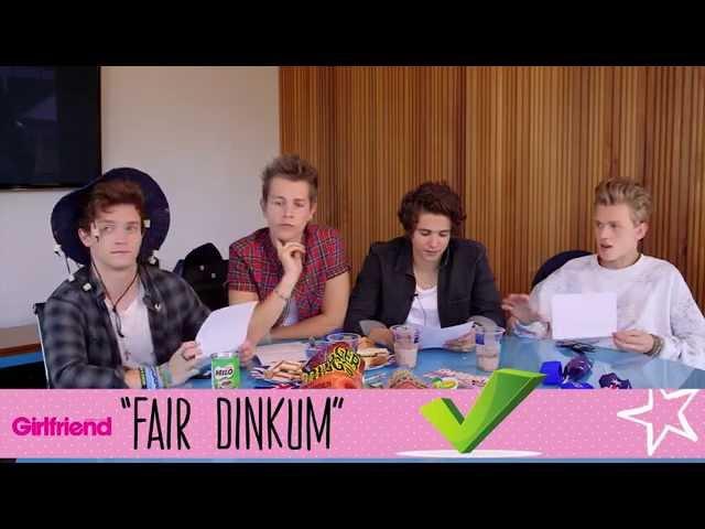 The Vamps decode Aussie slang