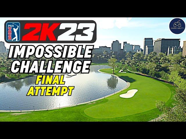 THE FINAL ATTEMPT! Central Park IMPOSSIBLE CHALLENGE in PGA TOUR 2K23!