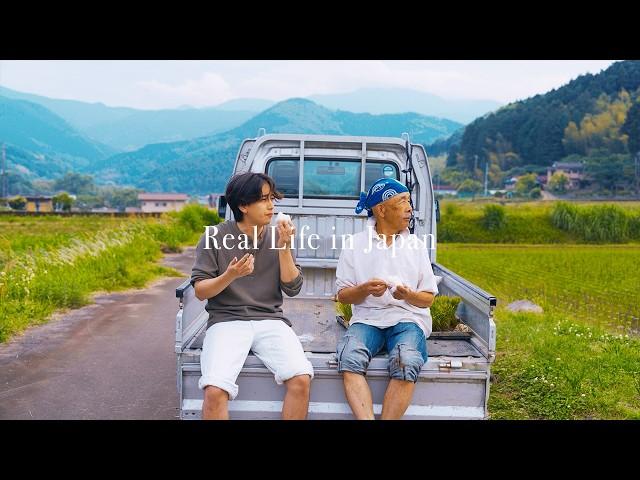 A Simple Day in the Japanese Countryside | Solo Meal After Farm Work