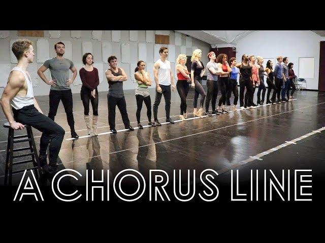 A Chorus Line Rehearsals at New York City Center