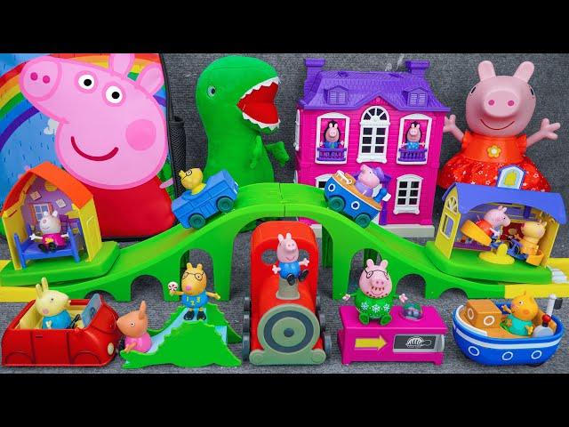 99 Minutes of Satisfying ASMR Unboxing | Adorable Peppa Pig All Around Peppa’s Town Playset 