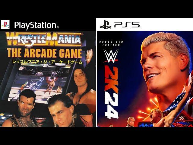 WWE PlayStation Evolution (1995-2024)