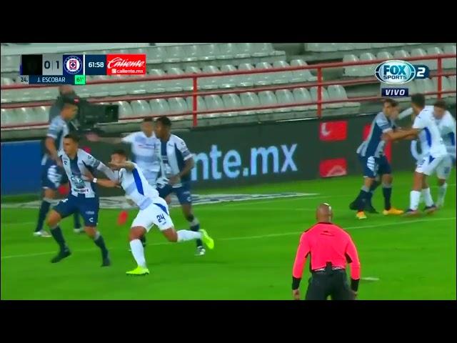 Gol de J. Escobar | Pachuca 0 - 1 Cruz Azul | Liga BBVA MX - Guard1anes 2021 - Jornada 3