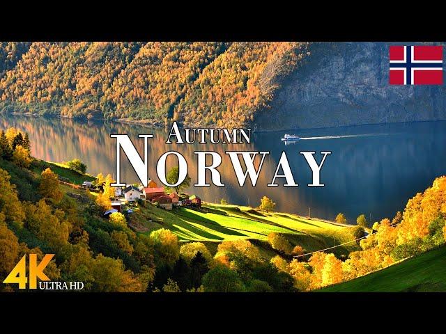 Autumn Norway 4K Ultra HD • Stunning Footage Norway, Scenic Relaxation Film with Calming Music.