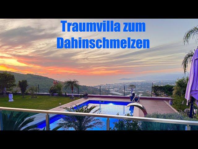 Alanya / Traum-Villa in Traumlage / Meer, Berg und Burgbergblick