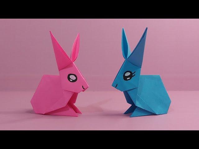 How to make Origami Rabbit Easy | Cara membuat Origami Kelinci