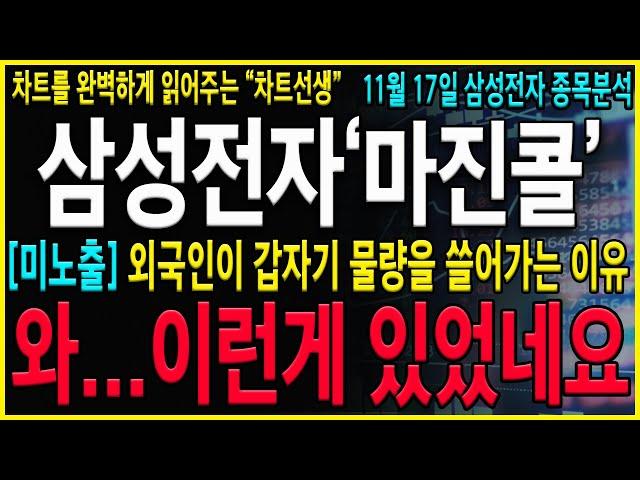 [삼성전자 주가 전망]"긴급" 와...속았다. 가짜상승 외국인은 못 이깁니다.장대양봉에 속으면 안됩니다.다시 하락 하지만 12월부터 축제가 열린다!! #삼성전자주가전망#삼성전자