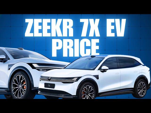 Zeekr 7X EV price in Europe & China reveals likely price in other markets