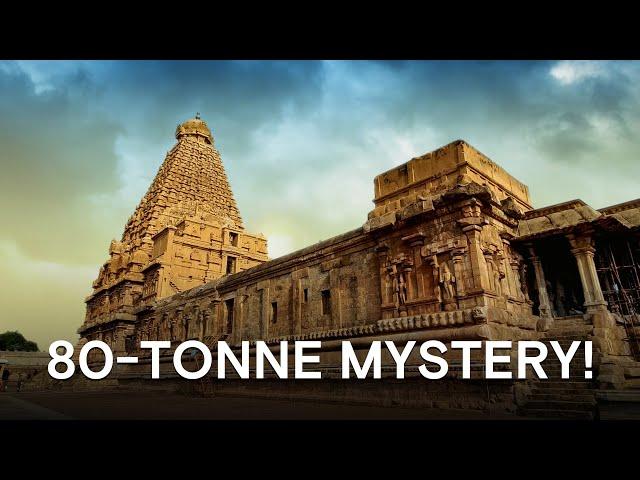 Did elephants haul tonnes of rock 200 feet up to the top of this temple?