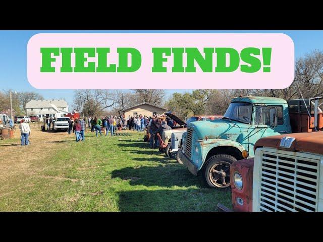 Kansas Farm Auction Action! 1950s, 60s 70s & 80s Cars, Trucks, Tractors & more! Old Ford & Chevrolet