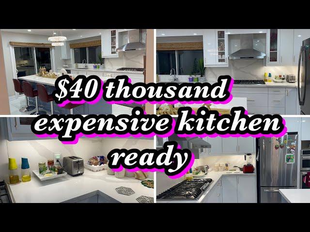 My New Complete Kitchen Tour in Canada Ramadan Decor - Pakistani Desi Mom Vlogs - kitchen upgrade