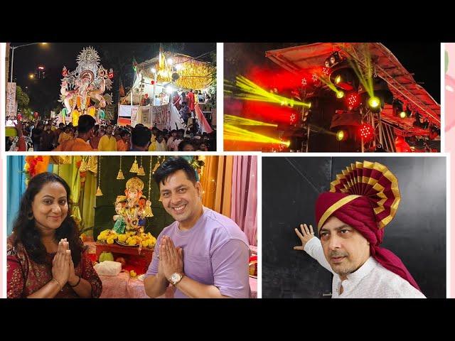 Real and reel | Ganesh chaturthi | Visarjan  #vlog #ganpativisarjan #ganeshchaturthi #shoot #blessed