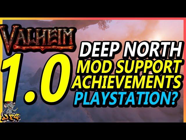 VALHEIM 1.0 PLANS Revealed! Deep North, Achievements, Modding Support! What About Playstation?